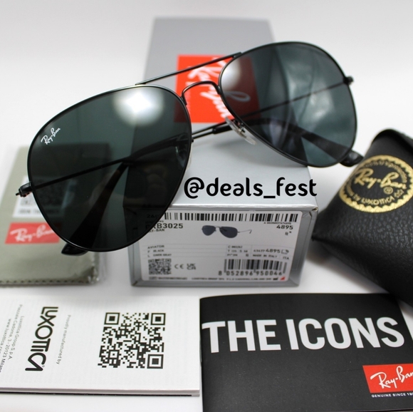 Ray-Ban Accessories - Model Display Ray-Ban Aviator Black RB3025